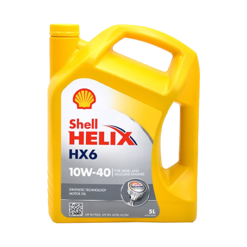 AlefCarService-Product-روغن موتور شِل Shell helix HX6 10w40 semi (5L)-001 روغن موتور شِل Shell helix HX6 10w40 semi (5L)