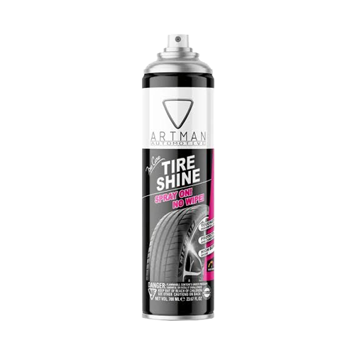 AlefCarService-اسپری براق کننده لاستیک آرتمن Artman tire shine-001 اسپری براق کننده لاستیک آرتمن Artman tire shine